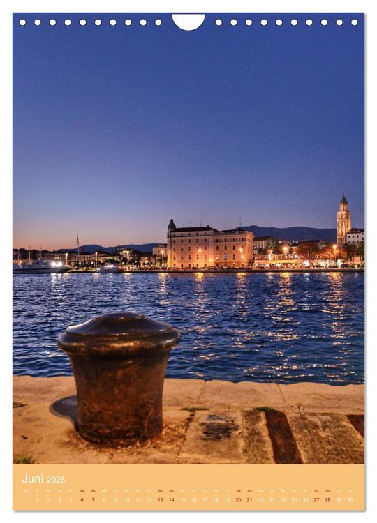 Produktbild: DALMATIEN - Split und Umgebung (Wandkalender 2026 DIN A4 hoch), CALVENDO Monatskalender