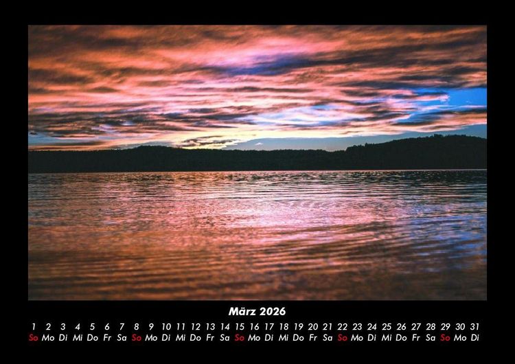 Produktbild: Sonnenunterg&auml;nge 2026 Fotokalender DIN A3