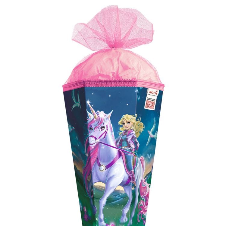 Produktbild: Motivschult&uuml;te, Magische Einhornreiterin, 85 cm