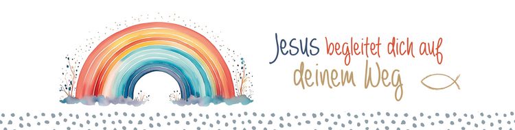 Produktbild: Glaswindlicht zur Erstkommunion - Jesus begleitet dich auf deinem Weg