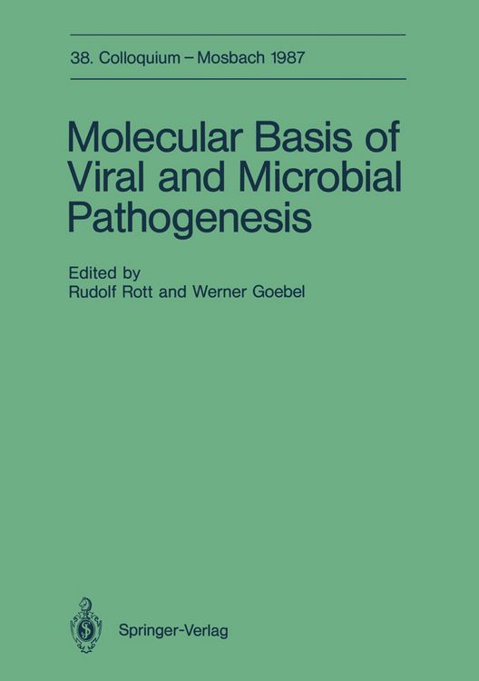 Produktbild: Molecular Basis of Viral and Microbial Pathogenesis