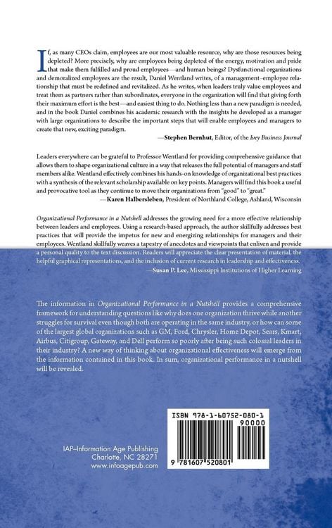 Produktbild: Organizational Performance in a Nutshell (Hc)