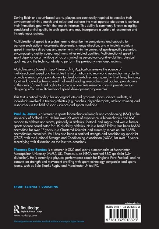 Produktbild: Multidirectional Speed in Sport