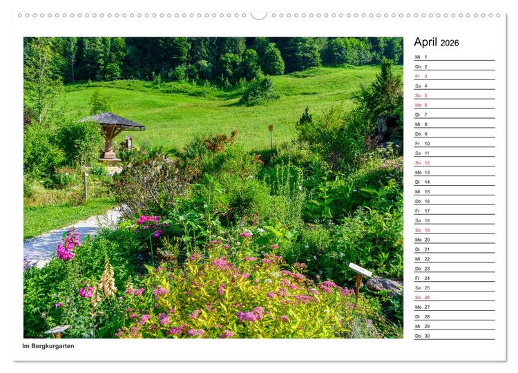 Produktbild: Servus im Bergsteigerdorf Ramsau (Wandkalender 2026 DIN A2 quer), CALVENDO Monatskalender