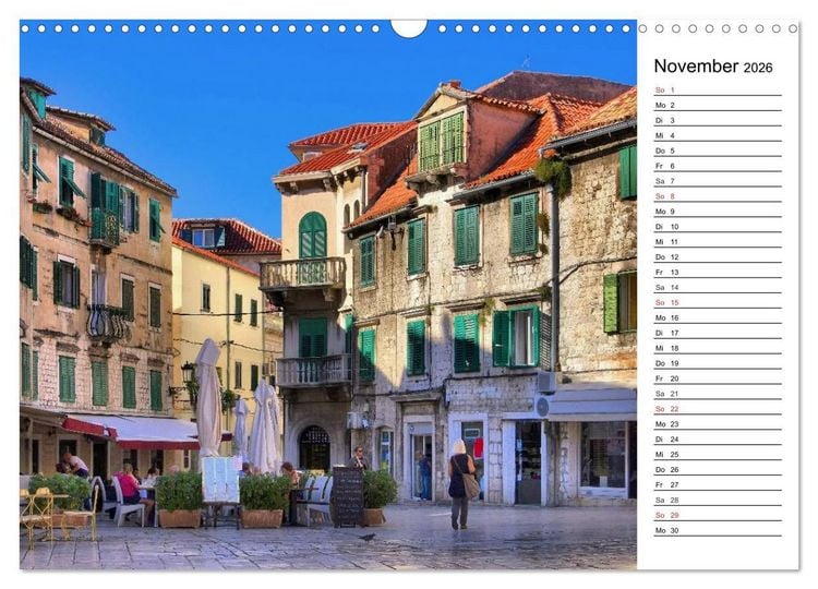 Produktbild: Split - Metropole Dalmatiens (Wandkalender 2026 DIN A3 quer), CALVENDO Monatskalender