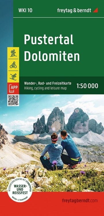 Produktbild: Freytag & berndt Wanderkarte WKI 10 Pustertal - Dolomiten 1:50.000