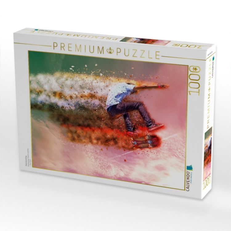 Produktbild: CALVENDO Puzzle Skateboarding | 1000 Teile Lege-Gr&ouml;&szlig;e 64x48cm Foto-Puzzle f&uuml;r gl&uuml;ckliche Stunden
