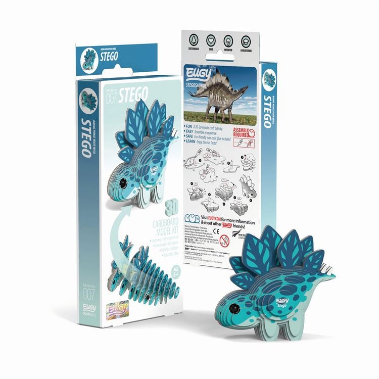 Produktbild: EUGY - 3D Bastelset Stegosaurus