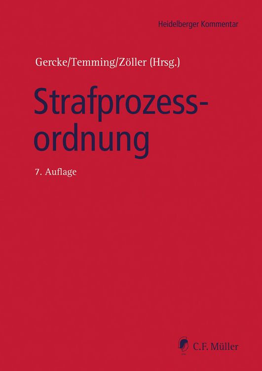 Produktbild: Strafprozessordnung