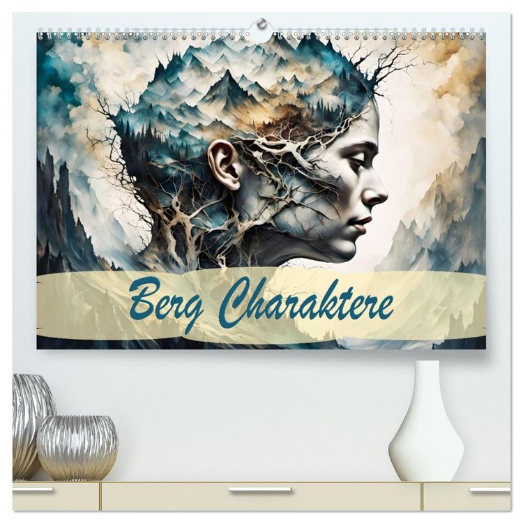 Produktbild: Berg Charaktere (hochwertiger Premium Wandkalender 2026 DIN A2 quer), Kunstdruck in Hochglanz