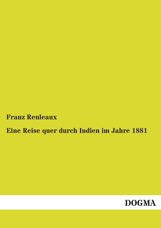 Produktbild: Eine Reise quer durch Indien im Jahre 1881