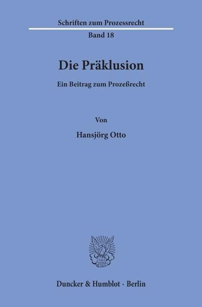 Produktbild: Die Pr&auml;klusion.