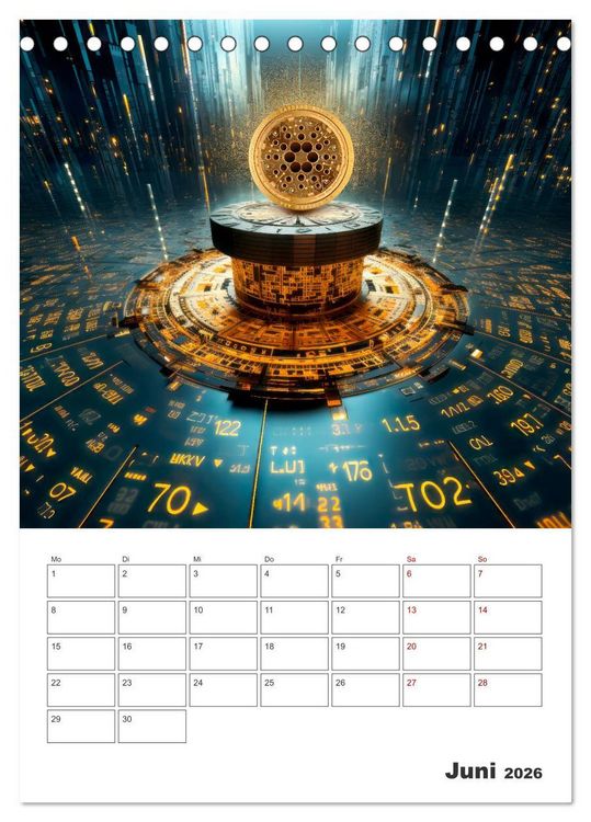 Produktbild: KRYPTO Cooler Terminplaner (Tischkalender 2026 DIN A5 hoch), CALVENDO Monatskalender