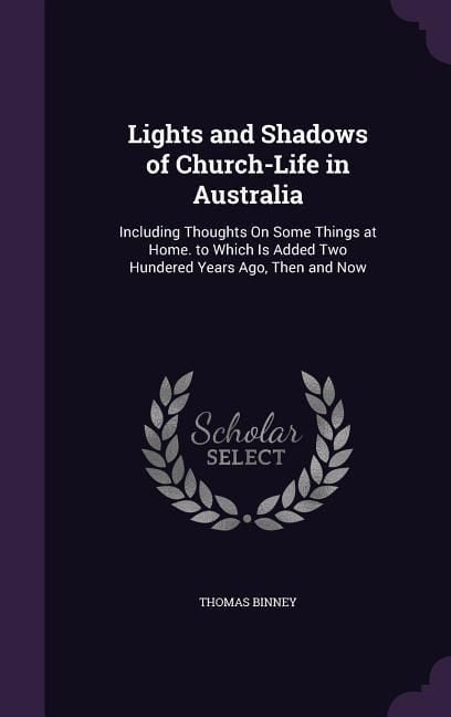 Produktbild: Lights and Shadows of Church-Life in Australia