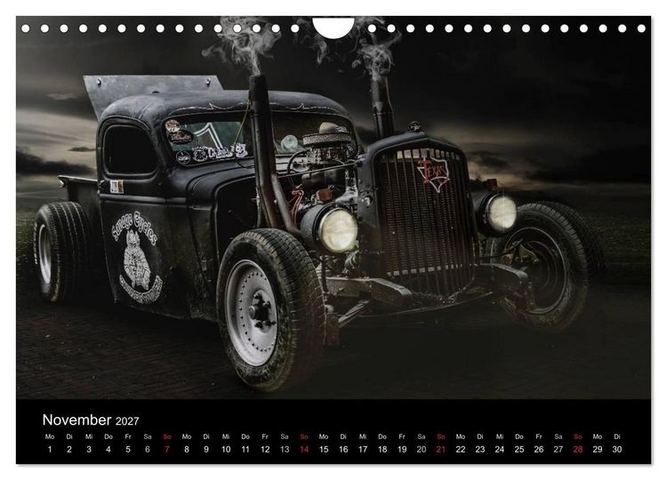 Produktbild: Au&szlig;ergew&ouml;hnliche Autos - Hot Rods (Wandkalender 2027 DIN A4 quer), CALVENDO Monatskalender