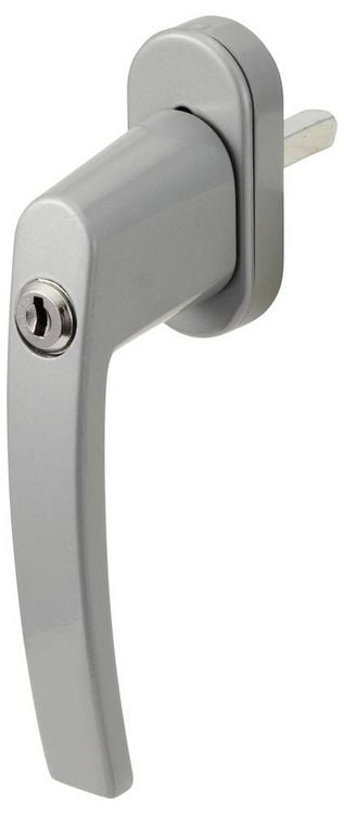 Produktbild: Sygonix SY-7065782 Fenstergriff abschlie&szlig;bar Silber