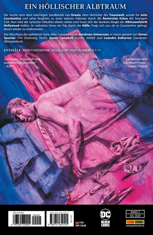 Produktbild: John Constantine: Hellblazer - Tot in Amerika