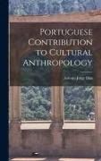 Produktbild: Portuguese Contribution to Cultural Anthropology