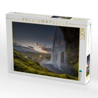Produktbild: CALVENDO Puzzle Seljalandsfoss Wasserfall | 1000 Teile Lege-Gr&ouml;&szlig;e 64x48cm Foto-Puzzle f&uuml;r gl&uuml;ckliche Stunden