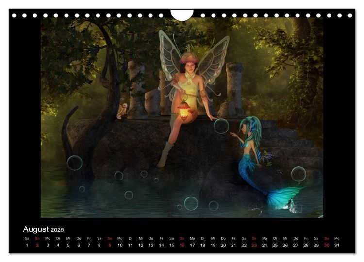 Produktbild: Elfenlichter (Wandkalender 2026 DIN A4 quer), CALVENDO Monatskalender