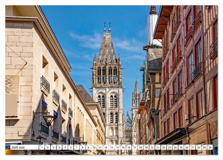 Produktbild: Rouen - ein traumhaftes Reiseziel (Wandkalender 2026 DIN A2 quer), CALVENDO Monatskalender