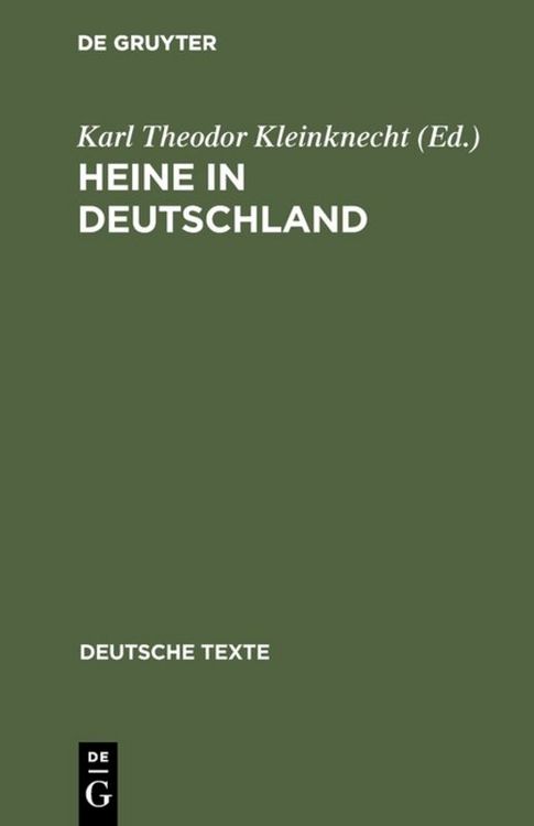 Produktbild: Heine in Deutschland