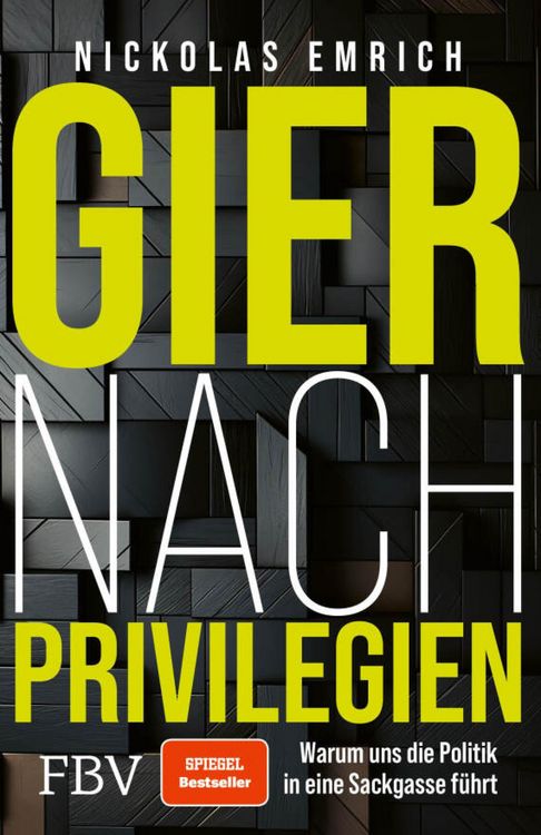 Produktbild: Gier nach Privilegien