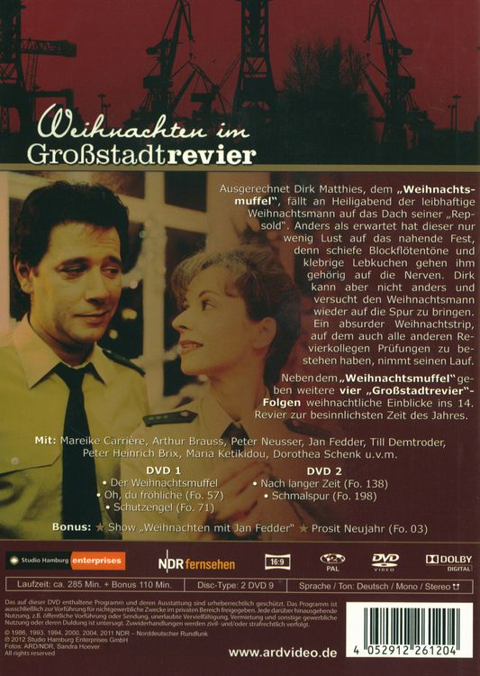 Produktbild: Gro&szlig;stadtrevier - Weihnachten im Gro&szlig;stadtrevier [2 DVDs]