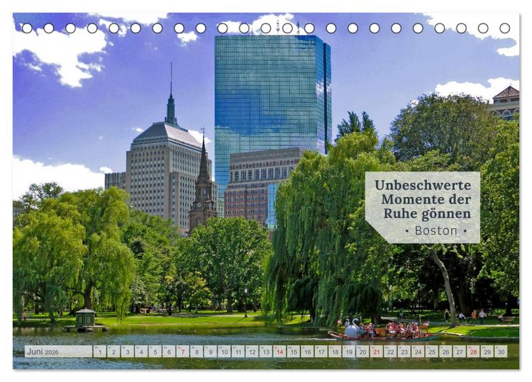 Produktbild: Neuengland USA Kalender 2026 (Tischkalender 2026 DIN A5 quer), CALVENDO Monatskalender