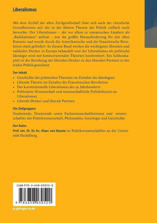 Produktbild: Liberalismus