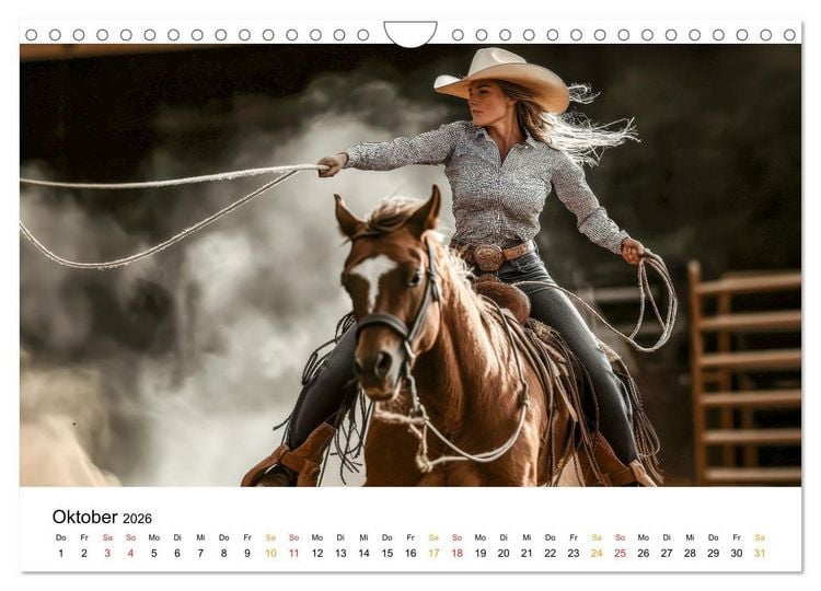 Produktbild: Westernwelt (Wandkalender 2026 DIN A4 quer), CALVENDO Monatskalender