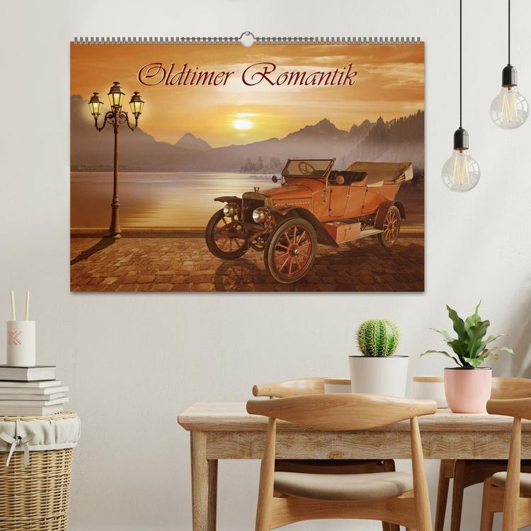 Produktbild: Oldtimer Romantik (Wandkalender 2026 DIN A2 quer), CALVENDO Monatskalender