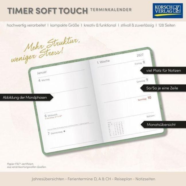 Produktbild: Timer Soft Touch salbei 2027