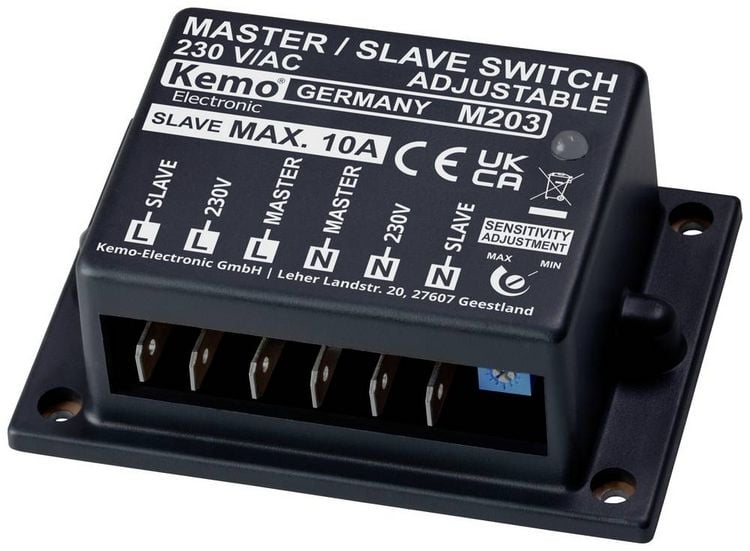 Produktbild: Kemo M203 Master Slave Schalter Baustein 230 V/AC