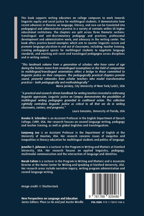 Produktbild: Linguistic Justice on Campus