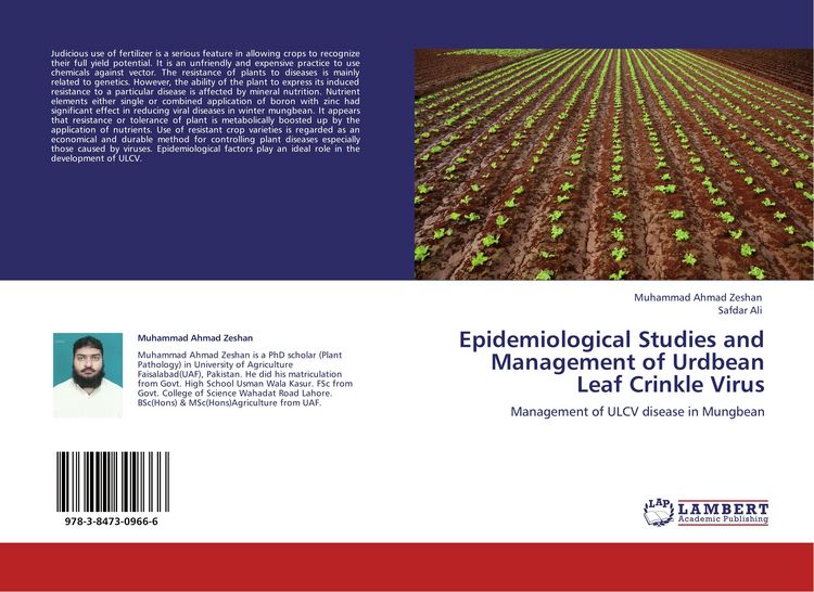 Produktbild: Epidemiological Studies and Management of Urdbean Leaf Crinkle Virus