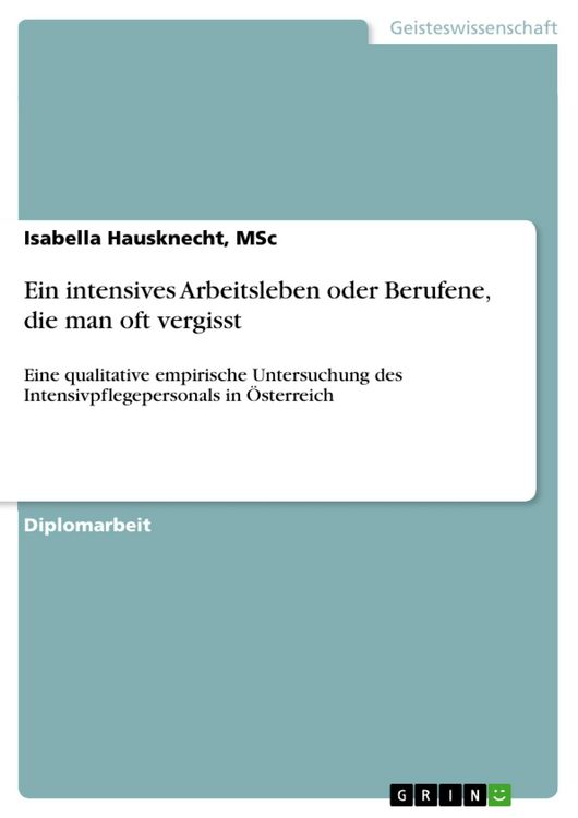 Produktbild: Ein intensives Arbeitsleben oder Berufene, die man oft vergisst