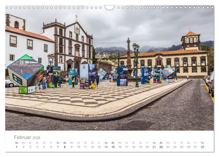 Produktbild: Funchal - Madeiras stolze Hauptstadt (Wandkalender 2026 DIN A3 quer), CALVENDO Monatskalender