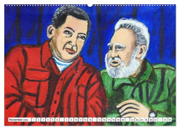 Produktbild: FIDEL CASTRO (hochwertiger Premium Wandkalender 2026 DIN A2 quer), Kunstdruck in Hochglanz