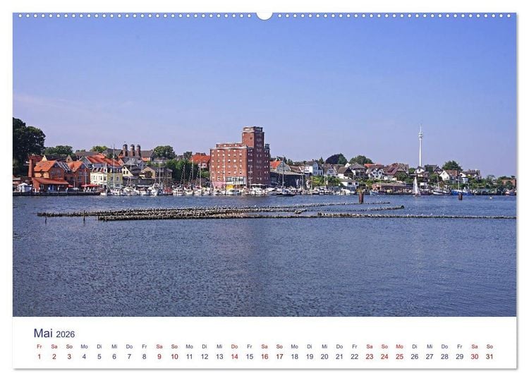 Produktbild: Radtouren ab Eckernf&ouml;rde (hochwertiger Premium Wandkalender 2026 DIN A2 quer), Kunstdruck in Hochglanz