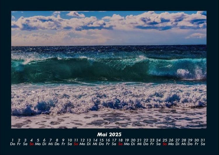 Produktbild: Die sch&ouml;nsten Meereslandschaften 2025 Fotokalender DIN A4