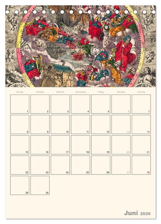 Produktbild: Zu den Sternen - mit Planerfunktion (Tischkalender 2026 DIN A5 hoch), CALVENDO Monatskalender