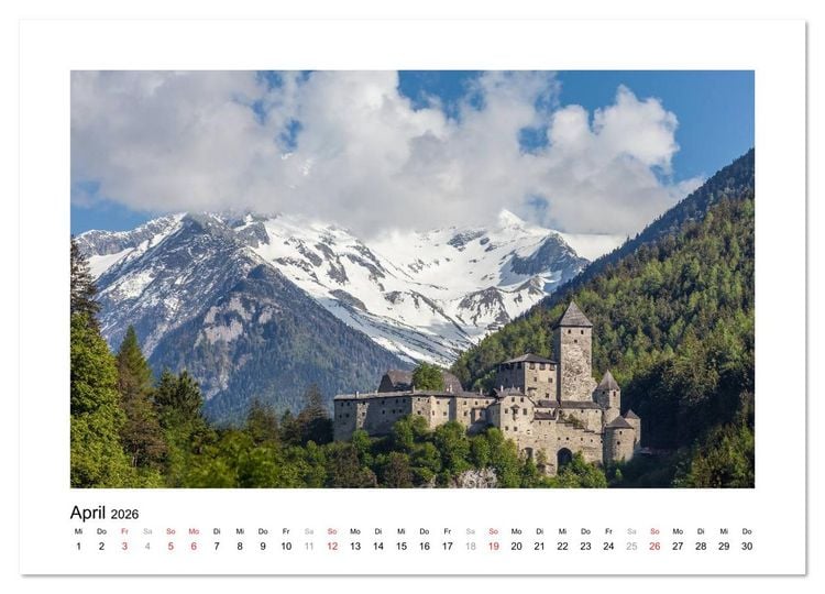 Produktbild: Sehnsucht nach S&uuml;dtirol (Wandkalender 2026 DIN A3 quer), CALVENDO Monatskalender
