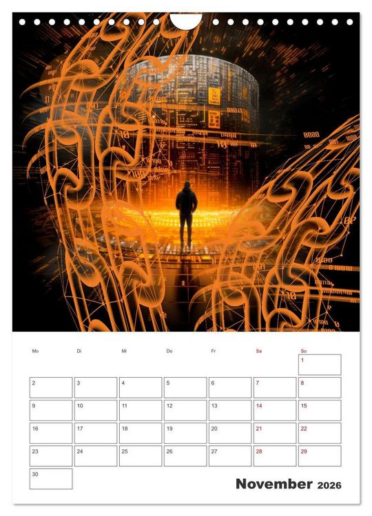 Produktbild: KRYPTO Cooler Terminplaner (Wandkalender 2026 DIN A4 hoch), CALVENDO Monatskalender