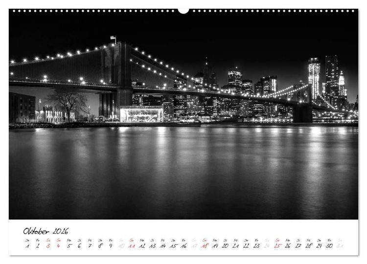 Produktbild: New York &ndash; The Big Apple (hochwertiger Premium Wandkalender 2026 DIN A2 quer), Kunstdruck in Hochglanz