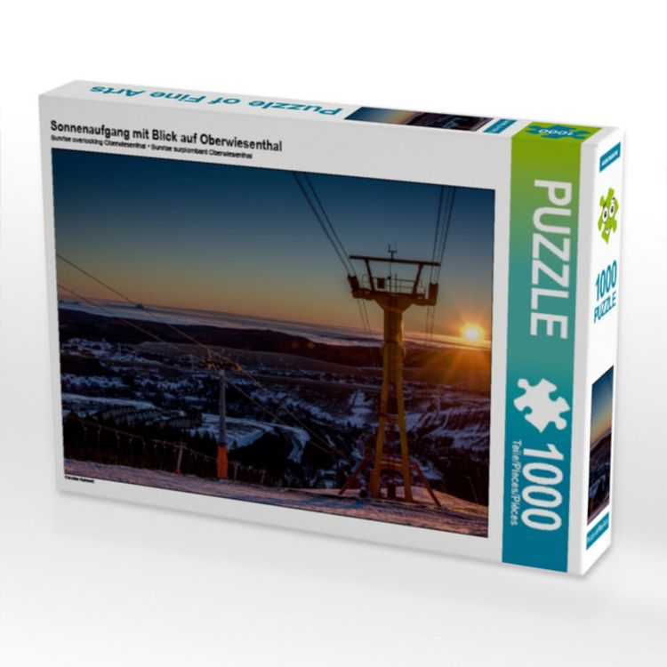 Produktbild: Sonnenaufgang mit Blick auf Oberwiesenthal (Puzzle)