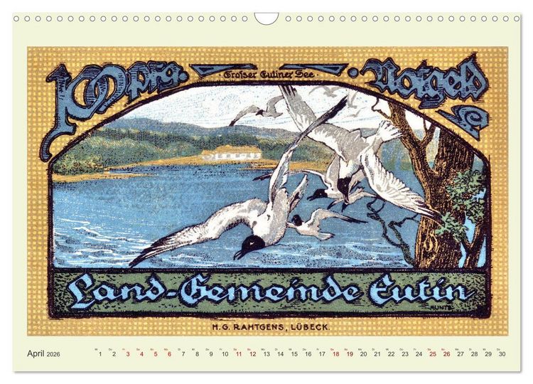 Produktbild: Gru&szlig; aus Eutin (Wandkalender 2026 DIN A3 quer), CALVENDO Monatskalender