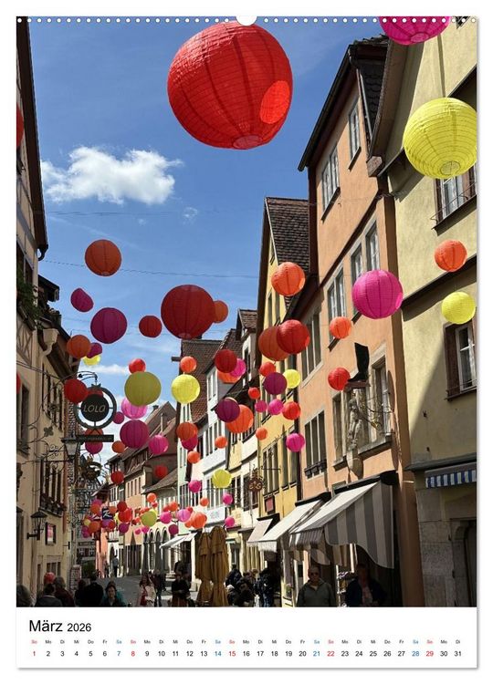 Produktbild: Romantik in Franken (Wandkalender 2026 DIN A2 hoch), CALVENDO Monatskalender