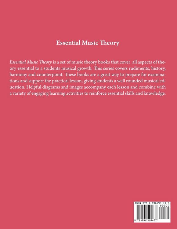 Produktbild: Essential Music Theory Answers 1-8
