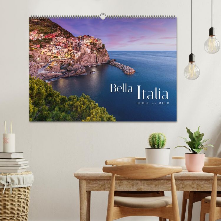 Produktbild: Bella Italia - Berge und Meer (Wandkalender 2026 DIN A2 quer), CALVENDO Monatskalender